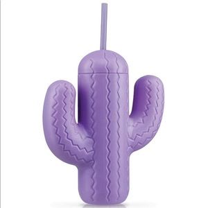 Pink Sky Cactus Cup with Straw ***Add-On Item***